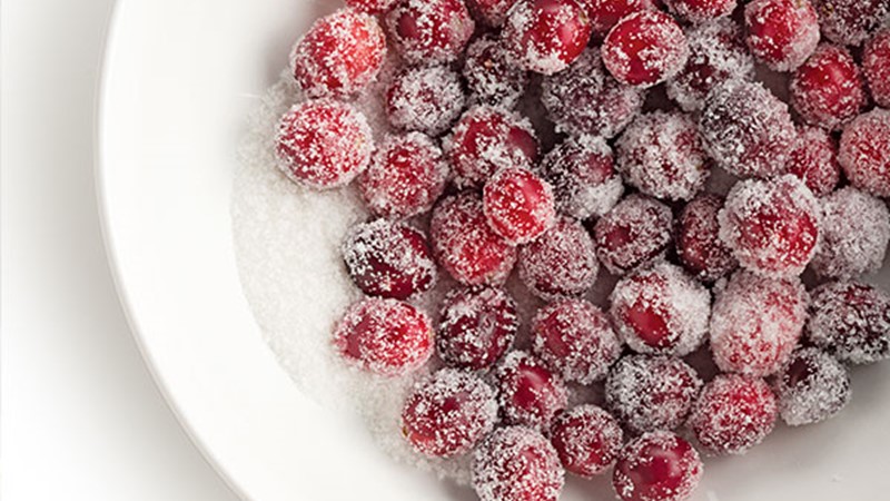Sugared Cranberries - Culinary Hill