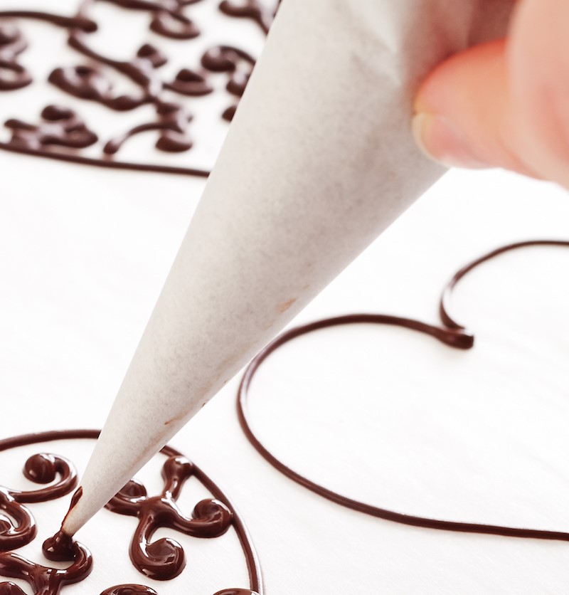 How to Pipe Chocolate Hearts HyVee