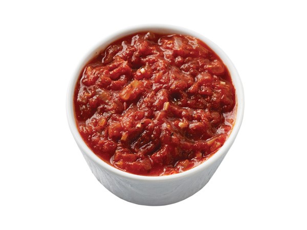 Cup of tomato marinara sauce