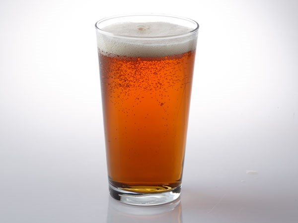 Vienna lager beer in pilsner glass