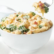 homemade mac and cheese with broccoli