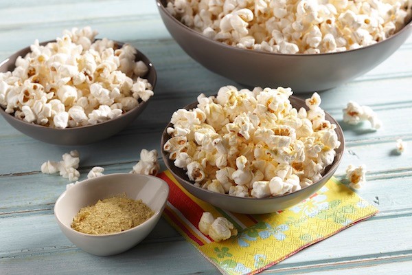 popcorn with nutritional yeast