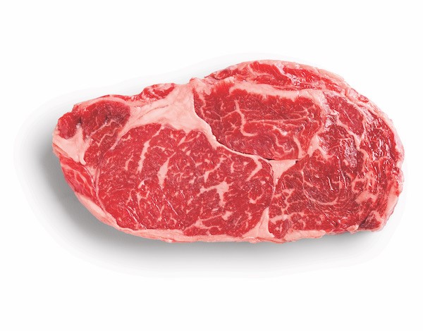 Hy-Vee Prime Reserve Rib Eye with superior marbling