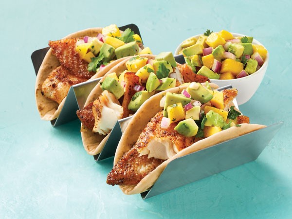 Fish Tacos with Mango-Avocado Salsa | Hy-Vee