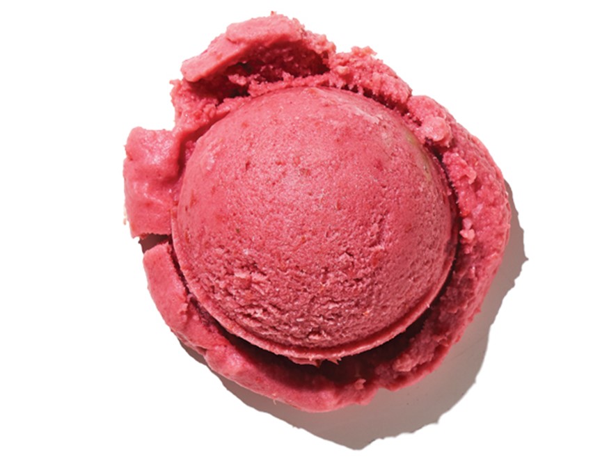 Raspberry-Pomegranate Sorbet