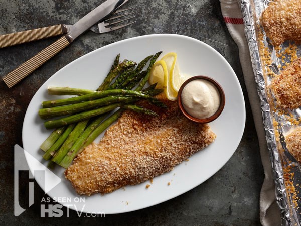 Sheet Pan Ancho-Breaded Walleye