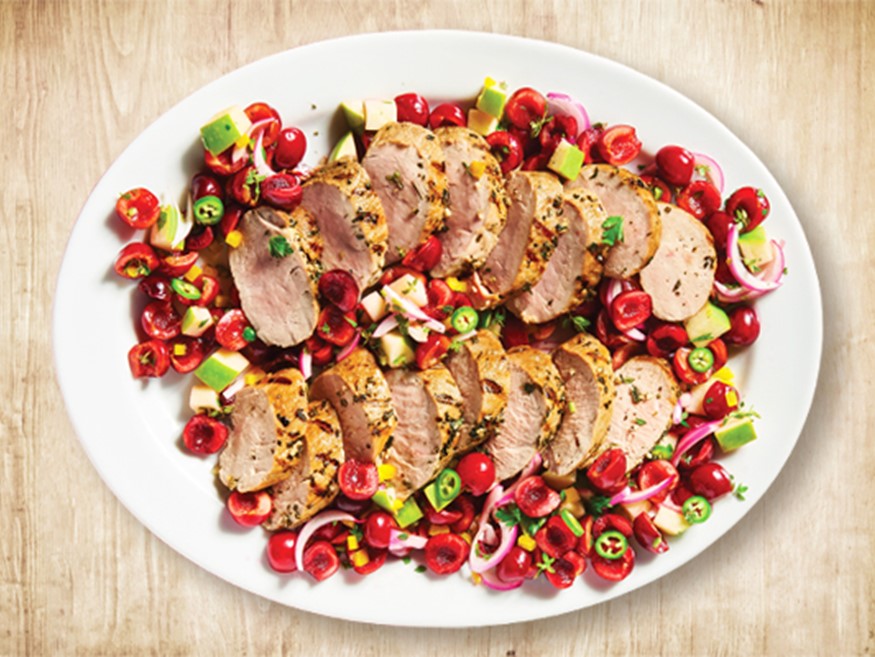 Cherry Relish Pork Tenderloin Hy Vee