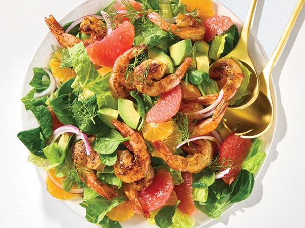 Spicy Citrus Shrimp Salad (So refreshing!) - Lexi's Clean Kitchen