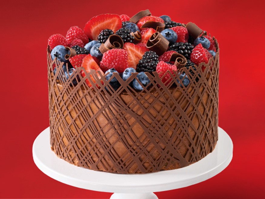 Dark Chocolate Cage Cake | Hy-Vee