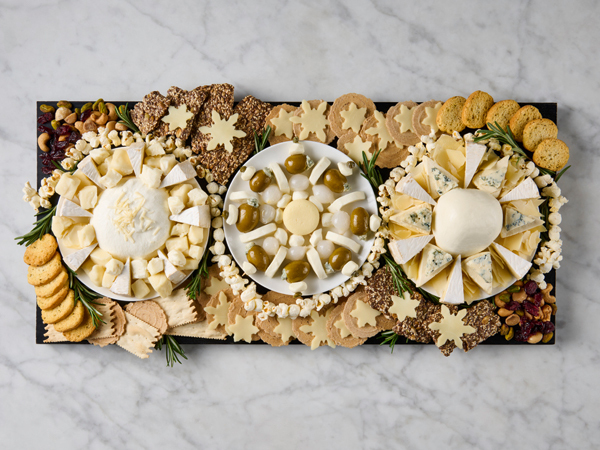 Snowflake Charcuterie Board