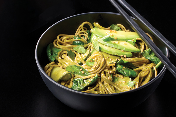 Matcha Green Tea Soba Noodle Bowl