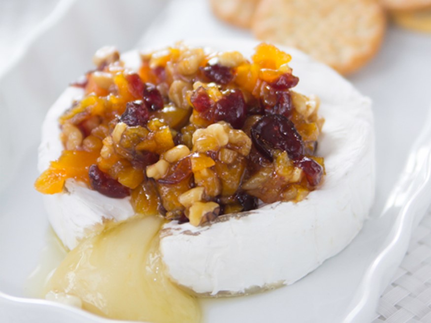 Baked Brie With Roasted Grapes - A Cultivated Living