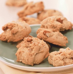 Sunflower seed topped cookies