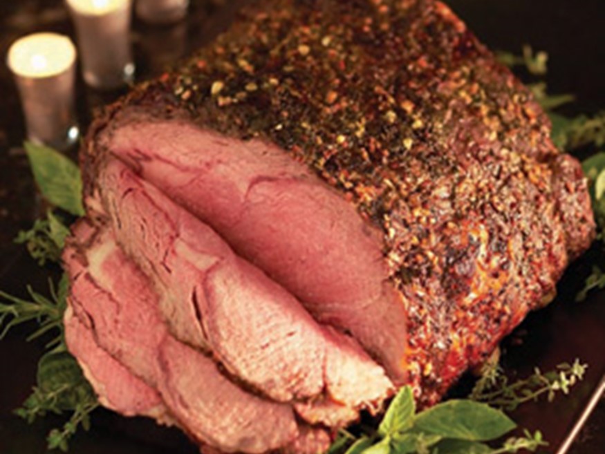 Herb-Crusted Rib Eye Roast | Hy-Vee