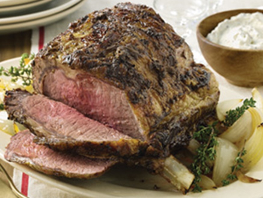 Dijon Mustard Prime Rib Recipe : Prime Rib Standing Rib Roast With Cooking Two Prime Ribs At The Same Time