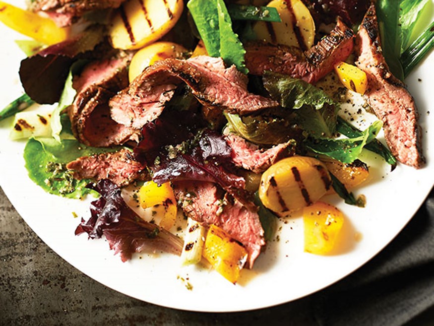 Flank Steak And Potato Salad Hy Vee