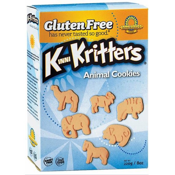 Gluten-Free Kinni Kritters Animal Cookies Package