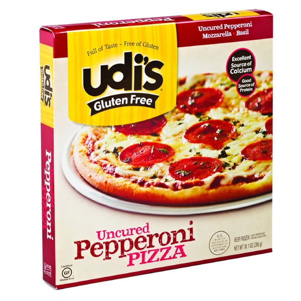 Udi's Gluten-Free Uncured Pepperoni Pizza Package