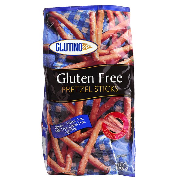 Glutino Gluten-Free Pretzel Sticks Package