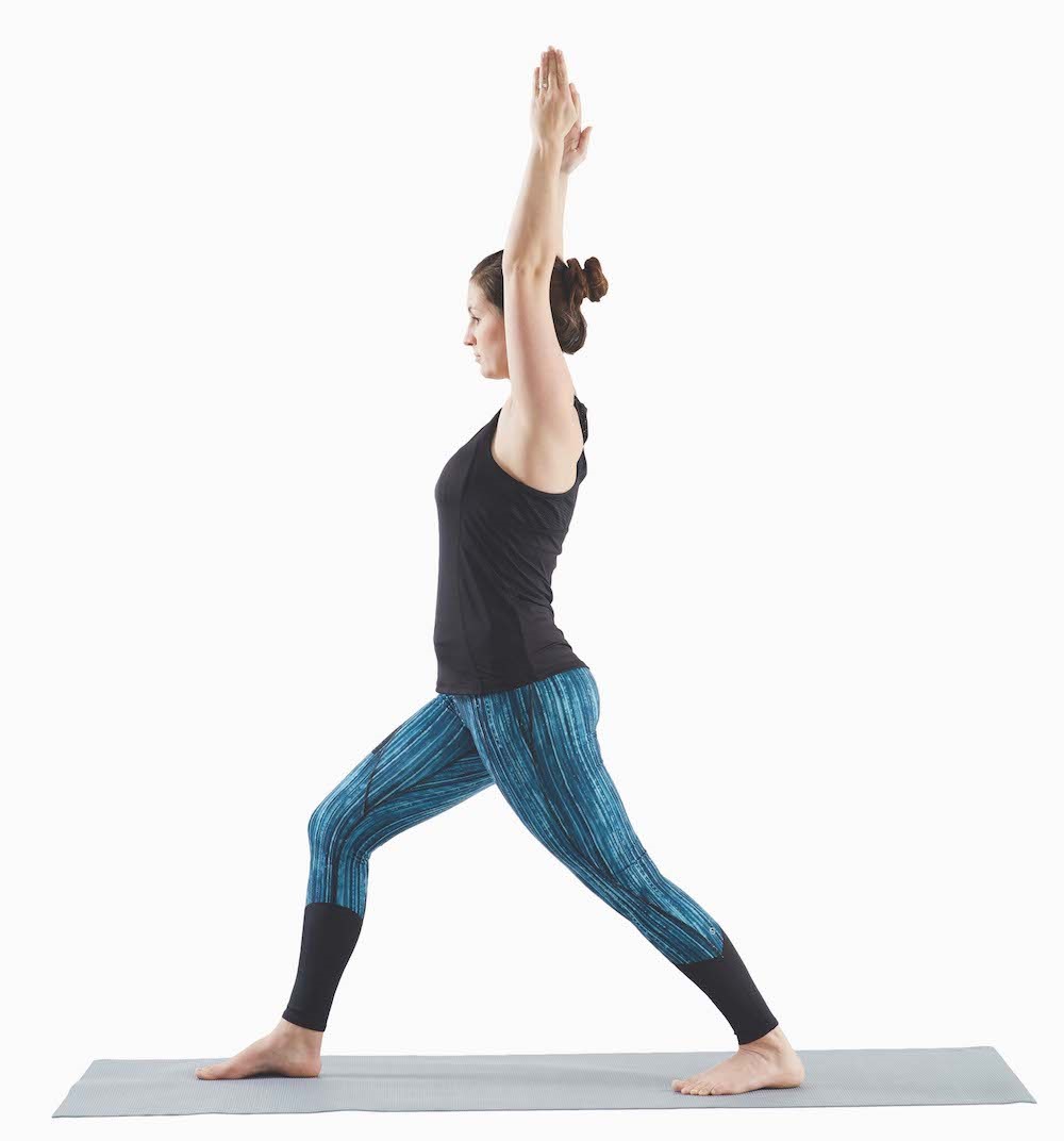 woman in warrior pose