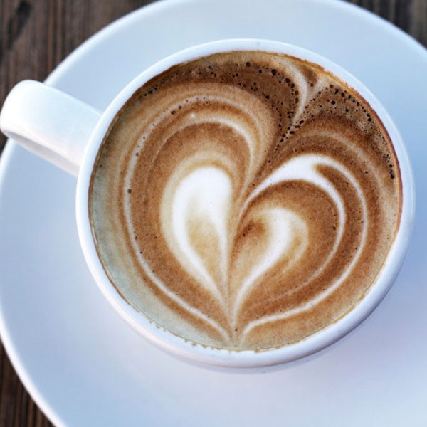 Cappuccino with Heart Milk in Mug 