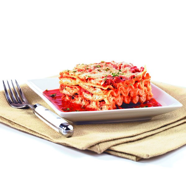 Lasagna on Plate with Fork