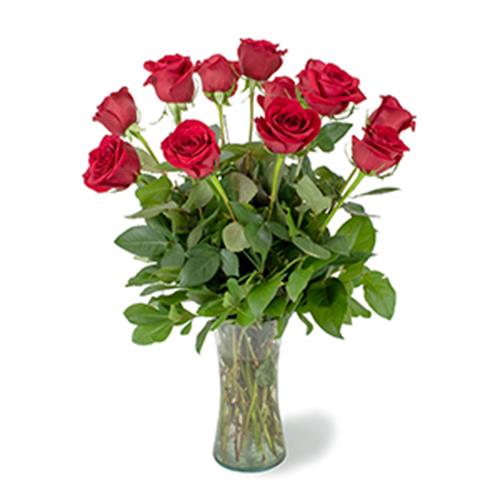 Classic Dozen Colored Roses | Hy-Vee Aisles Online Grocery Shopping