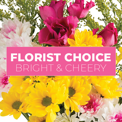 Bright & Cheery Florist's Choice Arrangment 